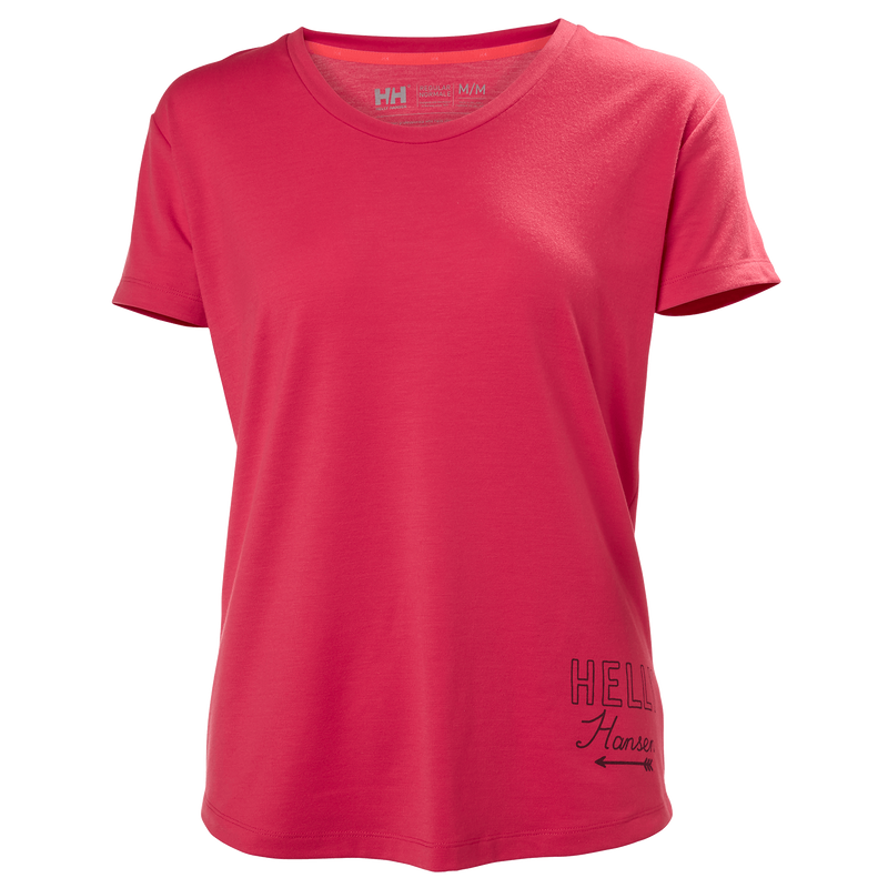 Helly Hansen Women's Une Short Sleeve T-Shirt-Goji Berry