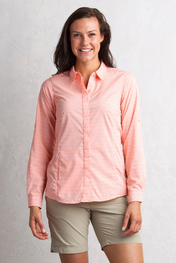 ExOfficio Women's Ventana Stripe Long Sleeve Shirt (discontinued)