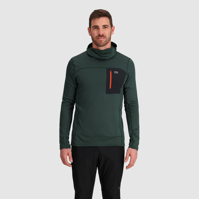 Outdoor Research Men's Vigor Grid Fleece Pullover Hoodie