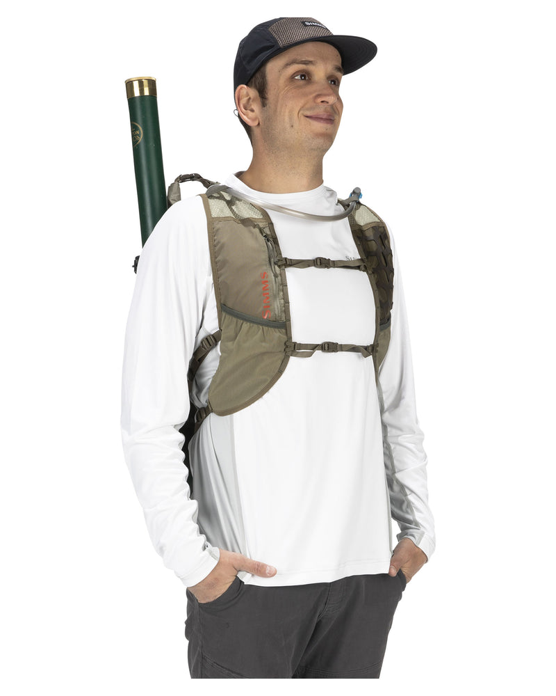 Simms Flyweight Backpack Fishing Vest- Tan