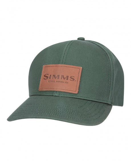 SImms Leather Patch Cap