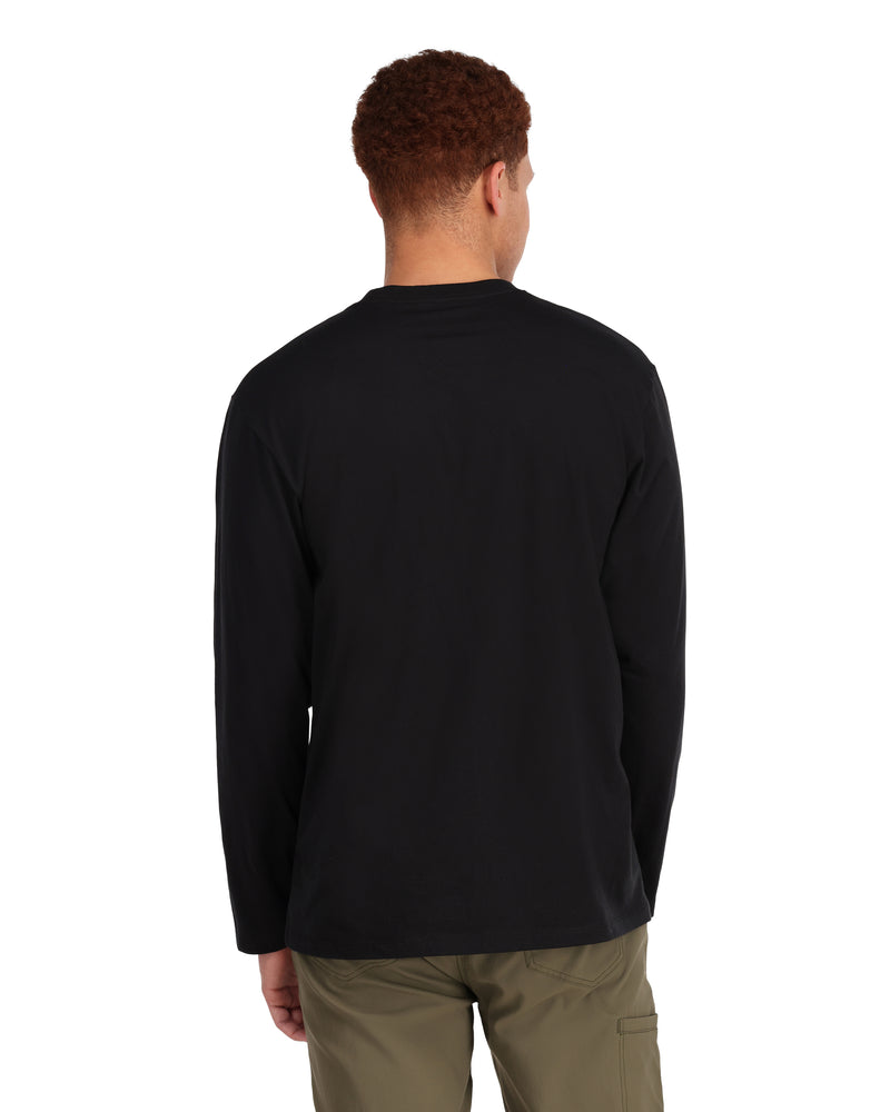 Simms Men's Logo Long Sleeve Shirt