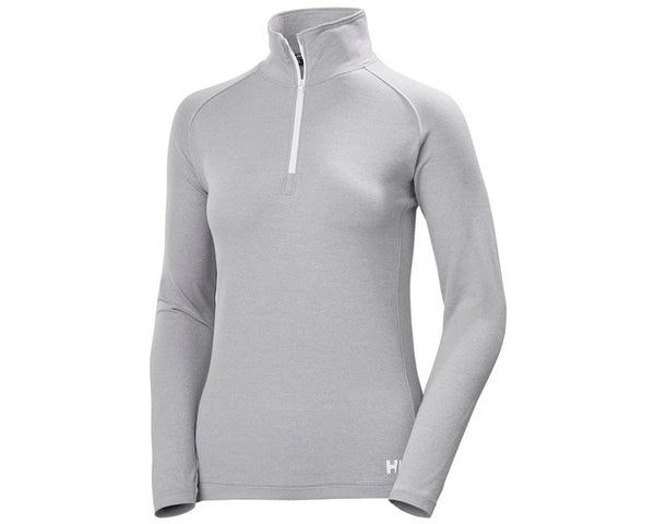 Helly Hansen Women's Verglas 1/2 Zip- Grey Fog