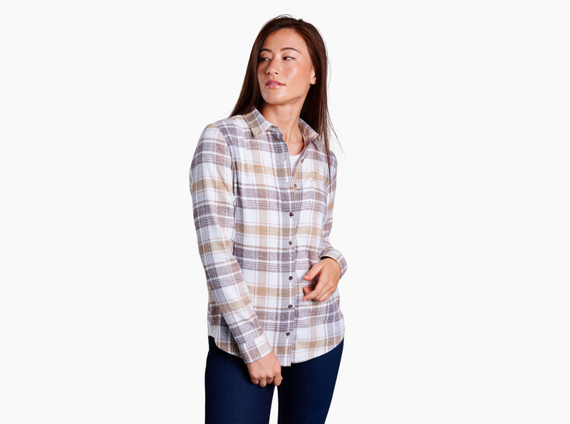 Kuhl Women's Kamila Flannel Long Sleeve Shirt