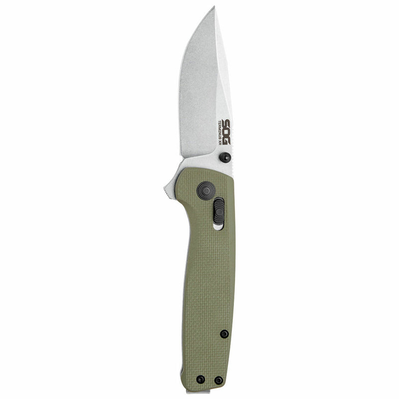 SOG Terminus XR G10 Folding Knife - Olive Drab